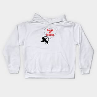 Hugs& Kisses from Cupid Kids Hoodie